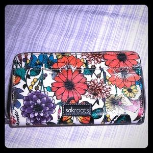 Sakroots large zip wallet